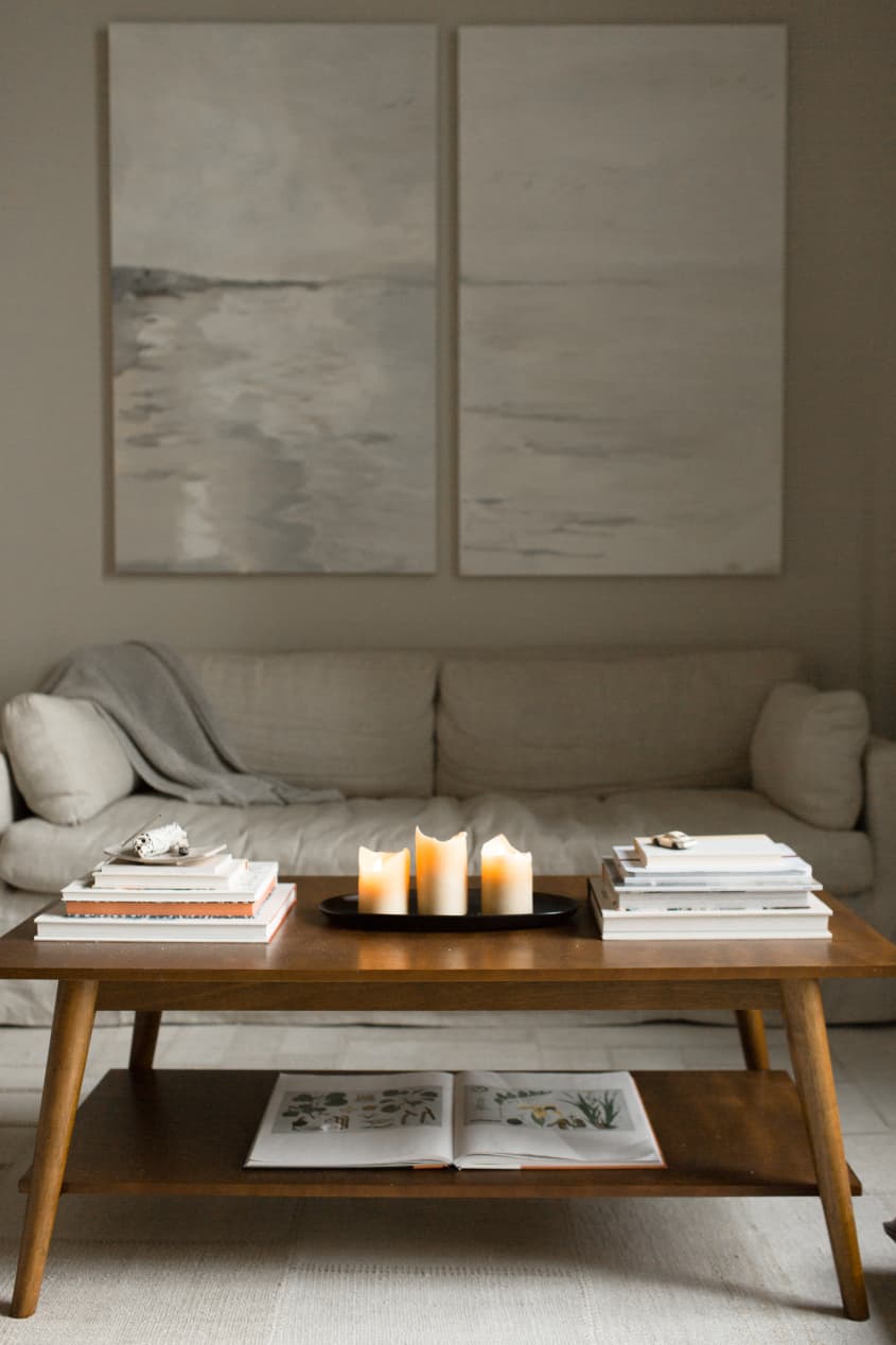 HandPainted Nature Wall Mural Decor Idea Apartment Therapy